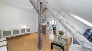 Velmi hezký byt s krásným výhledem a terasou v rodinné vile.