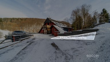 Z obýváku přímo na sjezdovku! Stylový apartmán 1+kk s terasou a parkováním – Prkenný Důl